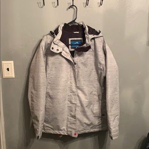 Polar Edge Light Grey Heather Ski Jacket